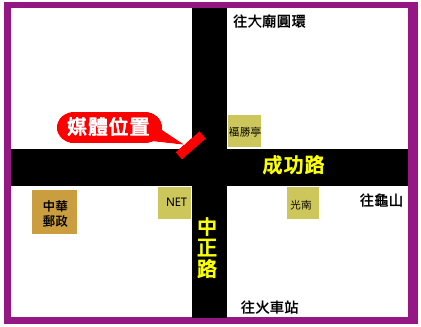 【中正路/成功路口】桃園市(桃園區)-1-電視牆